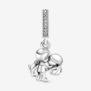 Pandora Married Couple Dangle Charm mit Anhänger Silber | VYQUGKZ-24