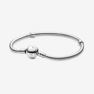 Pandora Moments Sparkling Mickey Mouse & Snake Charm Disney Bracelets | GIPFAZC-80