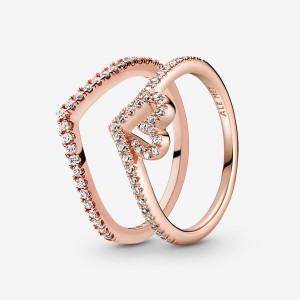 Pandora Ring-sets Rosa Gold | NMT-490617