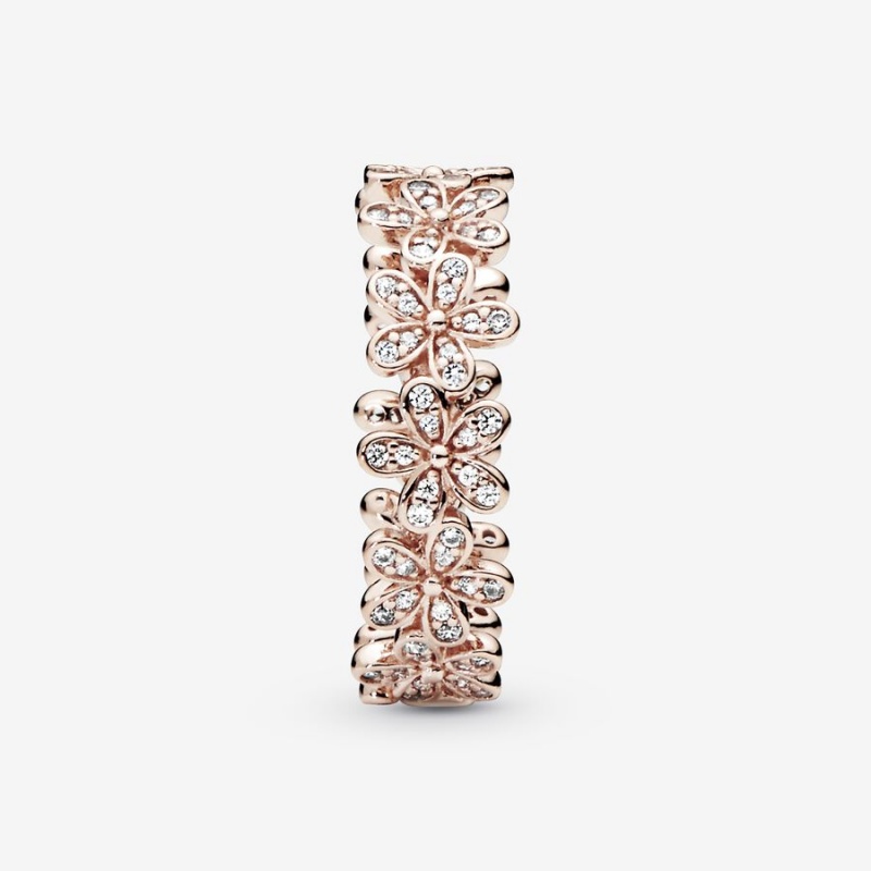 Pandora Daisy Flower Band Rosa Gold | SFPWOGM-49