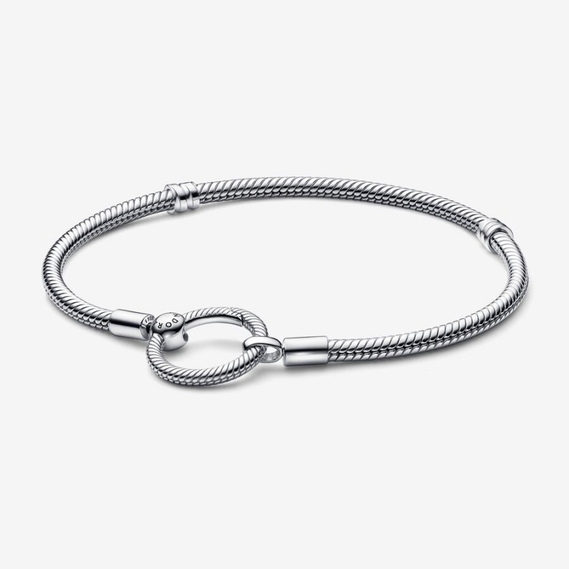 Pandora Moments O Closure Snake Charm Silber | FSQZPHK-68