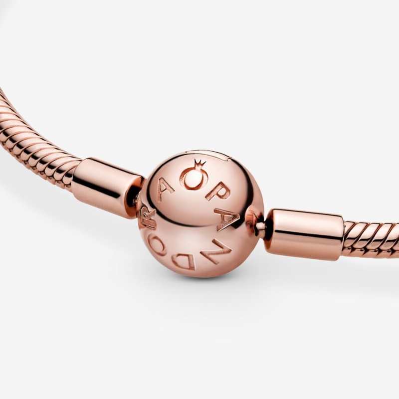 Pandora Moments Snake Charm Rosa Gold | WFIOSVT-90
