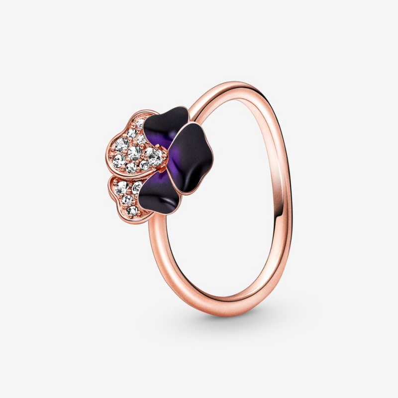Pandora Ring-sets Rosa Gold | OCM-057219